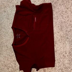 Jaanuu burgundy scrub set. Size S and S/P